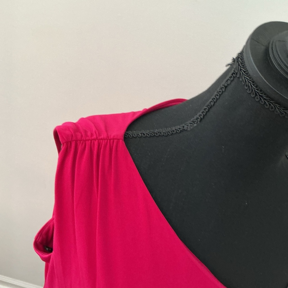 Ivanka Trump Fuchsia One-Shoulder Dress - Picture 4 of 7